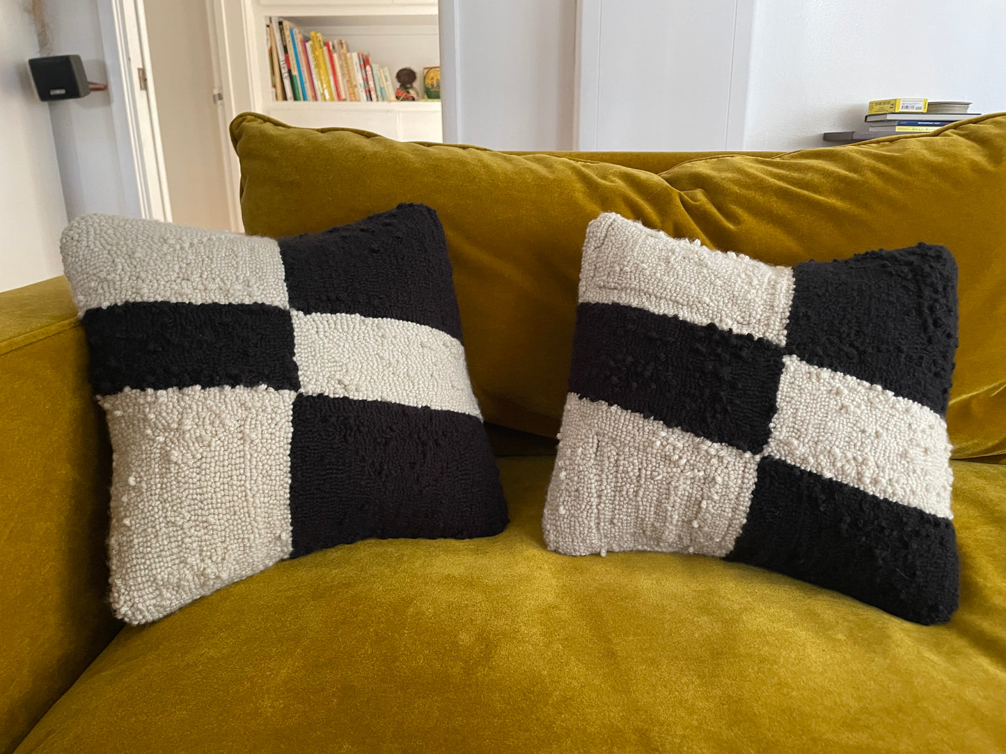 #8 & #9 - The loop pile tufted pillows - 12" x 12"