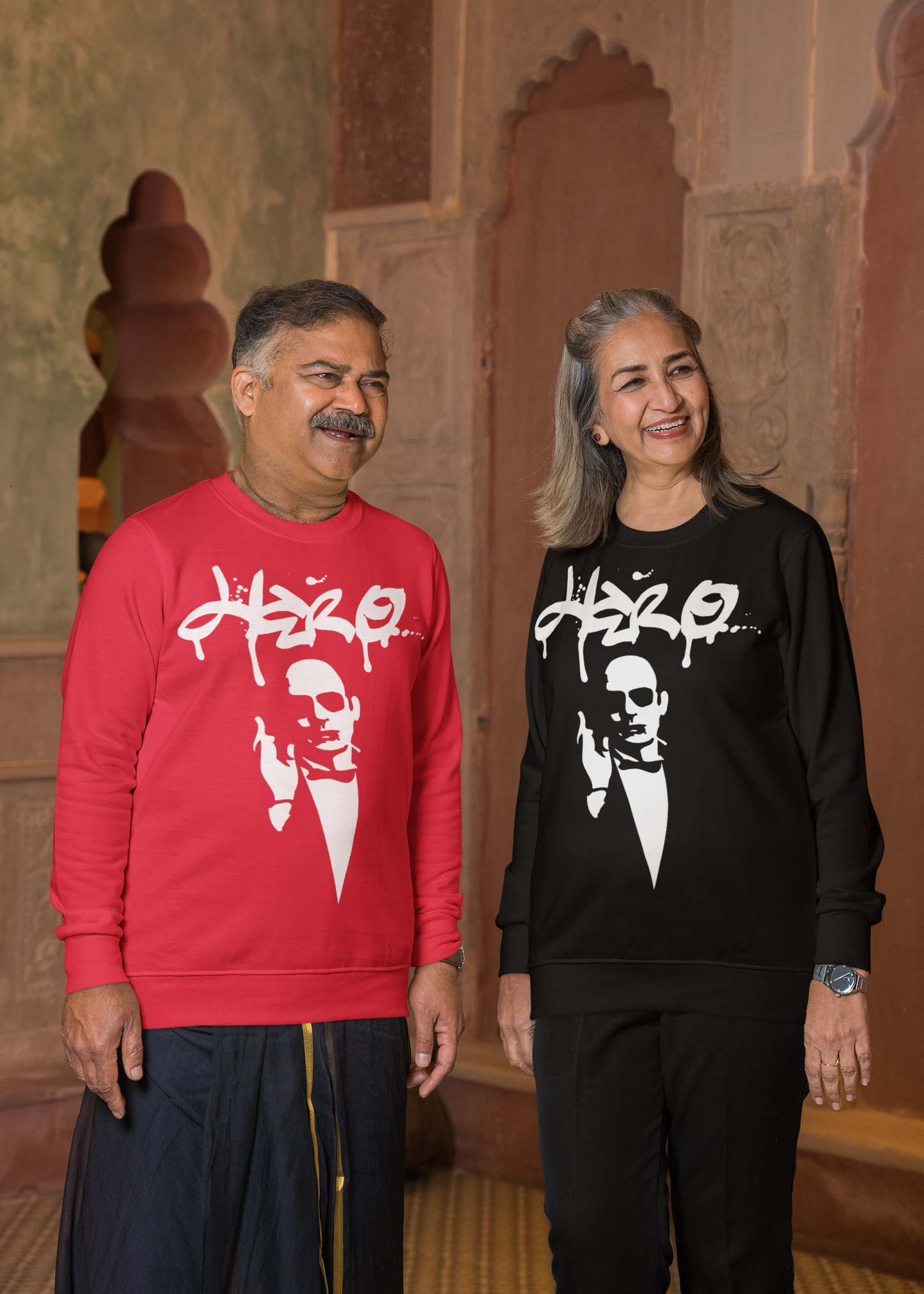 HERO: HUNTER S. THOMPSON - Men's Crew Neck Sweatshirt