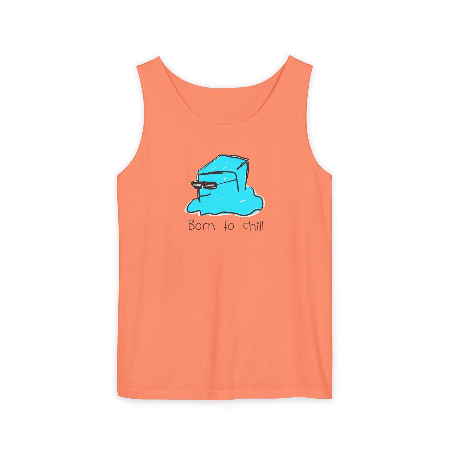Born to Chill Ice Cube illustration tank top | Summer casual