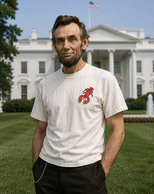 LOBSTER embroidered T-Shirt!