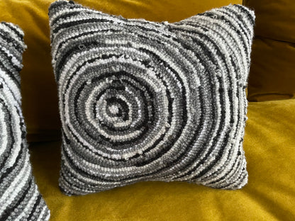 #6 & #7 - The loop pile tufted pillows - 12" x 12"