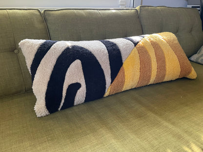 #12 - Cut pile tufted pillow - 12" x 36" Acrylic