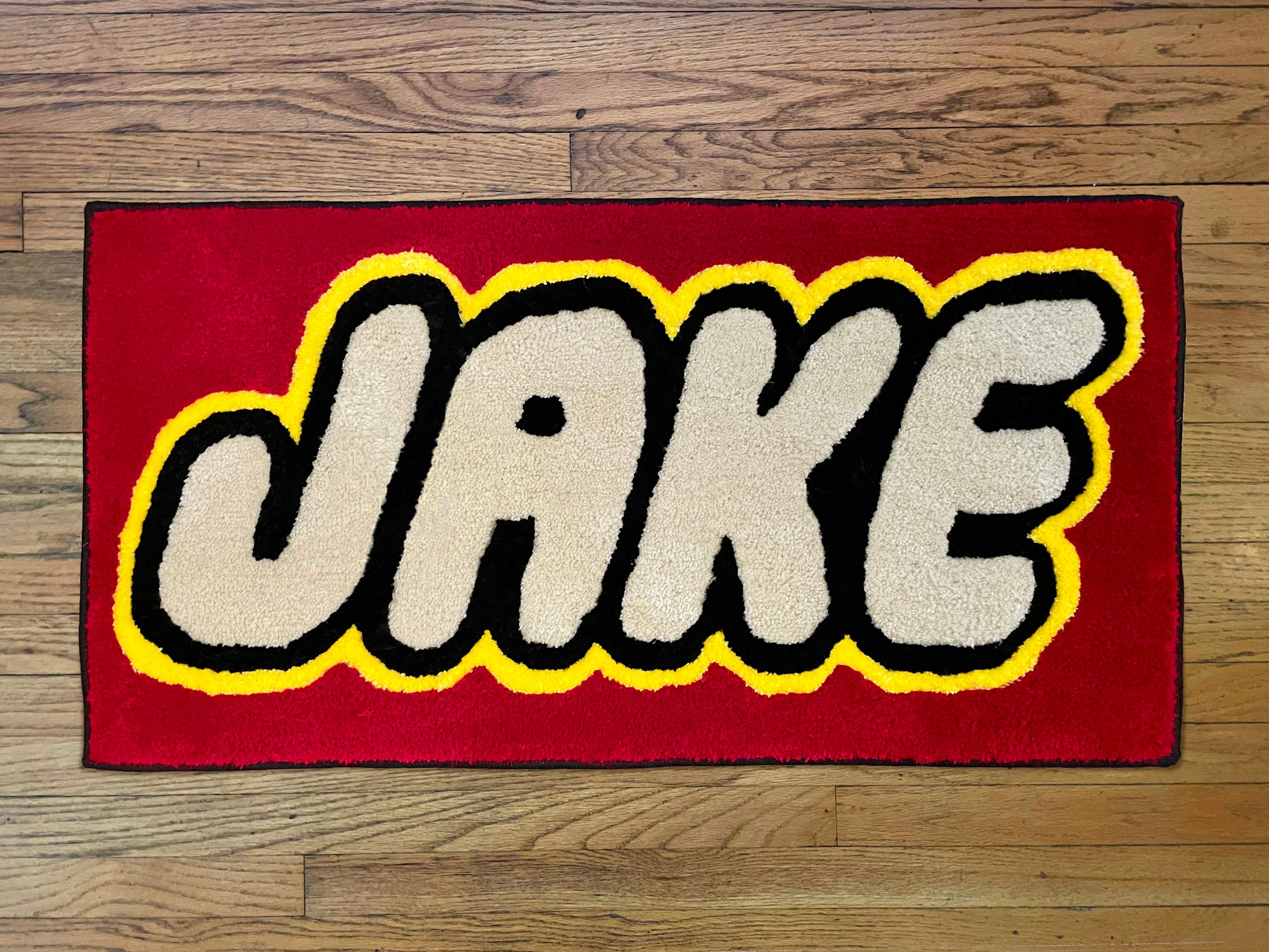 Red Lego Rug Custom Rug with BRICK Lettering – DanShepardMadeIt