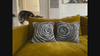 #6 & #7 - The loop pile tufted pillows - 12" x 12"