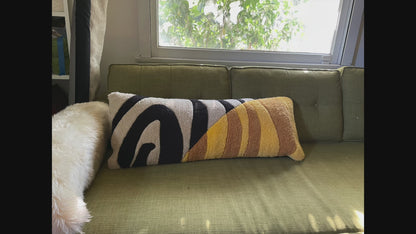 #12 - Cut pile tufted pillow - 12" x 36" Acrylic